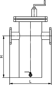 籃式手搖刷式過濾器